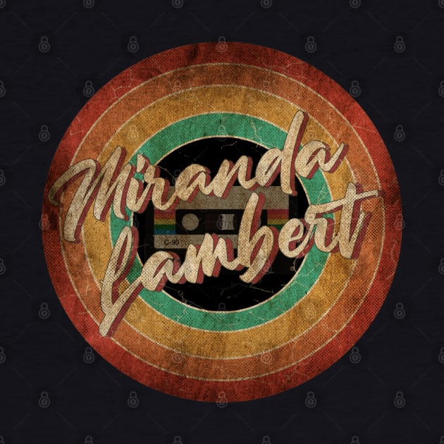 Miranda Lambert Vintage Circle Art by antongg